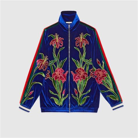 gucci oversize embroidered chenille jacket|Gucci jacket kevin hart.